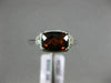 1.76CT DIAMOND & AAA GARNET 14KT WHITE GOLD 3D FILIGREE FRIENDSHIP PROMISE RING