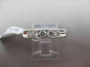 ESTATE .50CT ROUND DIAMOND 14KT WHITE GOLD 5 STONE CHANNEL ANNIVERSARY RING