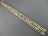 ESTATE LARGE 21.23CT WHITE & PINK DIAMOND 18K WHITE & ROSE GOLD TENNIS BRACELET