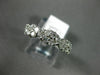 ESTATE 1.0CT DIAMOND 14KT WHITE GOLD CLASSIC INFINITY SEMI ETERNITY WEDDING RING