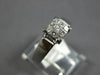 ESTATE .25CT DIAMOND 14KT WHITE GOLD PRINCESS INVISIBLE SQUARE ENGANGEMENT RING