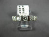 ESTATE WIDE .74CT DIAMOND 14K WHITE GOLD 5 STONE CHANNEL ANNIVERSARY RING #22470