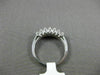 ESTATE .65CT ROUND DIAMOND 14KT WHITE GOLD 7 STONE WEDDING ANNIVERSARY RING 5mm
