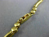 ESTATE 1.40CT DIAMOND 18KT WHITE & YELLOW GOLD ETOILE BEZEL BY THE YARD NECKLACE