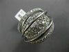 ESTATE MASSIVE 2.12CT DIAMOND 18KT WHITE GOLD MULTI ROW FILIGREE ETOILE FUN RING