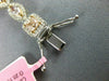 ESTATE 8.84CT WHITE & PINK DIAMOND 18KT WHITE & ROSE GOLD HALO TENNIS BRACELET