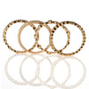 LARGE .70CT DIAMOND 18KT ROSE GOLD MULTI ROW FILIGREE STACKABLE ANNIVERSARY RING