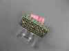 ESTATE 1.16CT DIAMOND WHITE GOLD 3D CLASSIC FUN FLAME RECTANGULAR LOVE RING