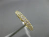 ESTATE .91CT DIAMOND 18KT YELLOW GOLD CLASSIC ETERNITY WEDDING ANNIVERSARY RING