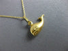 ESTATE 14K YELLOW GOLD 3D CLASSIC HANDCRAFTED BABY WHALE FLOATING PENDANT #25066