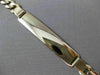 ESTATE LARGE & LONG 14KT YELLOW GOLD CONCAVE CURB ID ENGRAVABLE BRACELET #22868