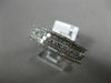 WIDE 1.62CT ROUND PRINCESS & BAGUETTE DIAMOND 18K WHITE GOLD 3D ANNIVERSARY RING