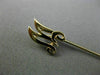 ESTATE 14KT YELLOW GOLD 3D HANDCRAFTED "M" INITIAL CLASSIC LAPEL PIN #26158