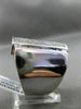 ESTATE MASSIVE 3.02CT DIAMOND ROUND & PRINCESS 14KT WHITE GOLD 3D INVISIBLE RING