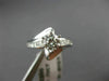 ESTATE WIDE EGL 1.31CT DIAMOND 18KT WHITE GOLD SOLITAIRE ENGAGEMENT RING #10992