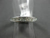 ESTATE 2.35CT PRINCESS DIAMOND 14K WHITE GOLD 3D ETERNITY ANNIVERSARY RING #1350