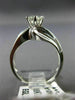 ESTATE WIDE EGL 1.31CT DIAMOND 18KT WHITE GOLD SOLITAIRE ENGAGEMENT RING #10992