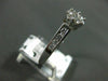 ESTATE WIDE .90CT DIAMOND 14KT WHITE GOLD FLOWER FRIENDSHIP PROMISE RING #22298
