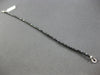 ESTATE 7.34CT BLACK DIAMOND 14KT WHITE GOLD 3D CLASSIC ETERNITY TENNIS BRACELET