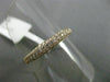 ESTATE .91CT DIAMOND 18KT ROSE GOLD 3D CLASSIC ETERNITY WEDDING ANNIVERSARY RING