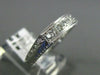 ESTATE .30CT DIAMOND 18K WHITE GOLD 3D FILIGREE WEDDING ANNIVERSARY RING #16944