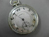 ANTIQUE 14KT WHITE GOLD FILIGREE HOWARD POCKET WATCH FROM LATE 1800'S #17579