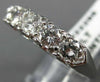 ANTIQUE LARGE 1.75CT DIAMOND PLATINUM FIVE STONE WEDDING ANNIVERSARY RING #22296