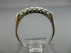 ANTIQUE .16CT DIAMOND PLATINUM CLASSIC 7 STONE WEDDING ANNIVERSARY RING #26216