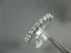 ESTATE 1.0CT DIAMOND 14KT WHITE GOLD 3D 2mm SHARE PRONG WEDDING ANNIVERSARY RING