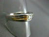 ESTATE .90CT DIAMOND 14KT W&Y GOLD CHANEL SET ANNIVERSARY /WEDDING RING #1317