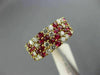 WIDE 2.40CT DIAMOND & AAA RUBY 18KT YELLOW GOLD ZIG ZAG WEDDING ANNIVERSARY RING