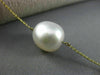 ESTATE LARGE.14CT DIAMOND 14K YELLOW GOLD MULTI COLOR PEARL BY THE YARD NECKLACE