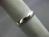 ESTATE 14KT WHITE GOLD 3D CLASSIC PLAIN WEDDING ANNIVERSARY 4MM RING BAND