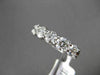 ESTATE LARGE 1.05CT DIAMOND 14K WHITE GOLD 5 STONE SHARED PRONG ANNIVERSARY RING