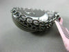 ESTATE LARGE .40CT RUBY 14KT BLACK GOLD 3D HANDCRAFTED SHELL FILIGREE  PENDANT