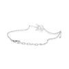 ESTATE .15CT DIAMOND 14KT WHITE GOLD 3D CLASSIC MUSICAL NOTE GUITAR FUN BRACELET