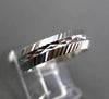 ANTIQUE 14K WHITE GOLD 3D FILIGREE ETERNITY WEDDING ANNIVERSARY RING BAND #18954