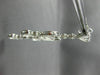 LARGE 3.48CT ROUND & BAGUETTE DIAMOND 18KT WHITE GOLD HEART CHANDELIER EARRINGS