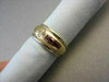 ANTIQUE WIDE ROUND .32CTW RUBY DIAMOND 14KT TWO TONE COCKTAIL WEDDING RING