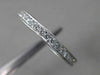 ANTIQUE 1.0CT DIAMOND PLATINUM MILGRAIN ETERNITY WEDDING ANNIVERSARY RING #17133
