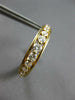 ESTATE 1.0CT DIAMOND 14KT YELLOW GOLD CLASSIC GRADUATING HOOP HANGING EARRINGS