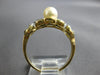 .05CT DIAMOND & AAA SOUTH SEA PEARL 14K 2 TONE GOLD CLASSIC INFINITY RING #28053