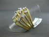 ESTATE LARGE 1.49CT DIAMOND 14KT YELLOW GOLD ETOILE LARGE FUN RING ONE OF A KIND