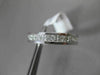 ESTATE .75CT DIAMOND 14KT WHITE GOLD PRINCESS CUT CHANNEL ANNIVERSARY RING