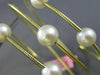 ESTATE WIDE AAA SOUTH SEA PEARL 14KT YELLOW GOLD 3 ROW FLEXIBLE BANGLE BRACELET
