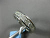 ESTATE 1.0CT DIAMOND 14KT WHITE GOLD 3D CHANNEL SEMI ETERNITY ANNIVERSARY RING