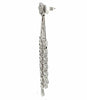 EXTRA LARGE 15.36CT DIAMOND 18KT WHITE GOLD 3D MULTI SHAPE CHANDELIER EARRINGS