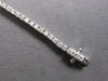 ESTATE 1.62CT DIAMOND 14K WHITE GOLD 3D CLASSIC ROUND 2MM TENNIS BRACELET #27866
