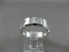 ESTATE WIDE .30CT DIAMOND 14KT W GOLD SQUARE ETOILE MENS ANNIVERSARY RING #20894