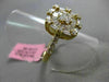 ESTATE 1.36CT ROUND & BAGUETTE DIAMOND 18KT YELLOW GOLD FRIENDSHIP PROMISE RING